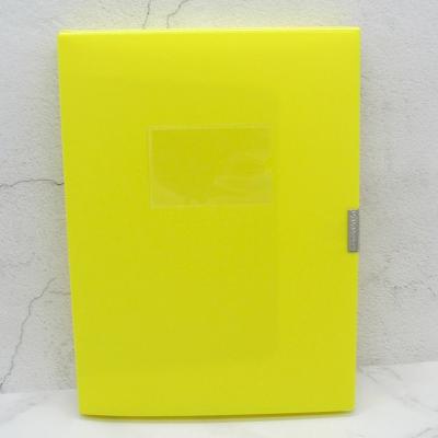 China Eco - Friendly Portable Plastic A4 Folder Box PP Folder Box for sale