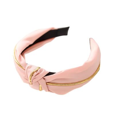 China Fashionable Grace Pure Color Fabric Head Band 1 Women Hair Accessories Elastic Hair Band Wholesale Buyer for sale