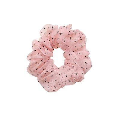 China Fashionable Hot Selling Korea Elastic Hair Scrunchies Ribbon Elastic Hair Band Custom Printing Hair Scrunchies Hair Ties for sale