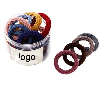 China Fashionable Wholesale Korean Women Elastic Band Cute Hair Gift Sets Hair Ties Rings Elastic Band Girls Weaving Elastic Hair Ties for sale