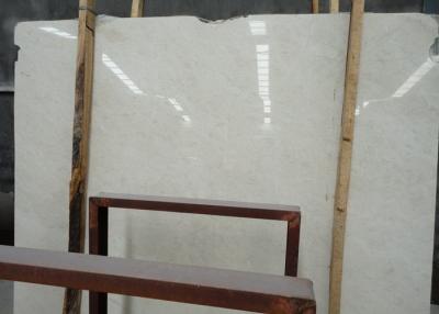 China Light Cream Burdur Beige Large Marble Stone Slab 15 / 18 Thickness for sale