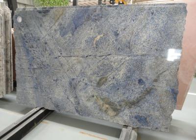 China Losa del granito de la cocina de los paneles de pared del granito del Brasil Azul Bahía para el paisaje de la pared del fondo en venta