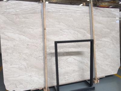 China Polished Oman Beige Marble Slab Countertop For Indoor Ground 20mm Thickness for sale