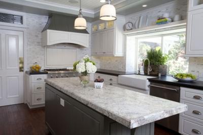 China White Spring Granite Slab Countertop Whites Grays Deep Reds Kitchen Vanity Tops for sale