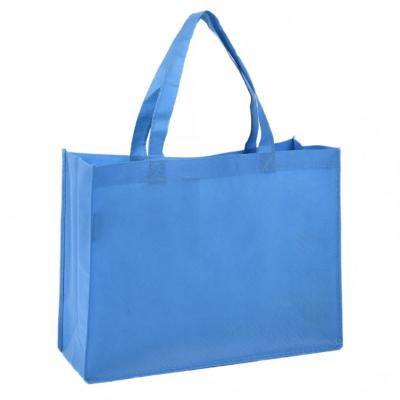 China Customized Logo Reusable Reusable Non Woven Shopping Tote Bags Accepted Stitching Plain Blank Rpet for sale