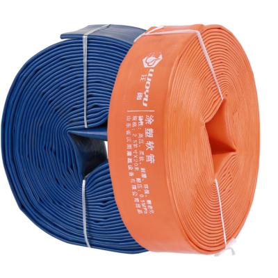 China Durable 2 3 4 inch pvc hose high pressure flexible water layflat hose for agriculture irrigation system pipe for sale