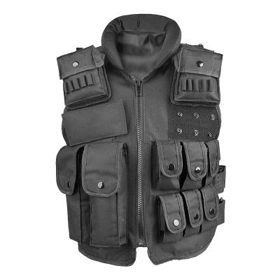 China Wholesale Airsoft Molle Military Equipment Security Tactico Militar Army Oxford Police Vest Tactical Black for sale