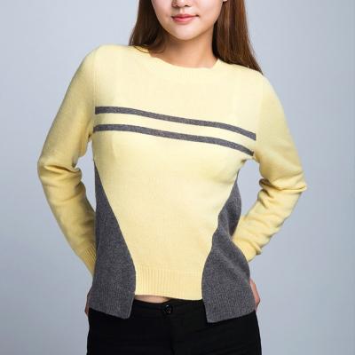 China Anti-wrinkle pure cashmere include yellow black gray slim shipping women knit sweater for sale