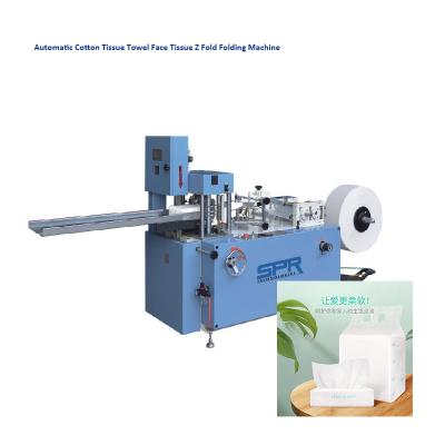 China Automatic Automatic Non-Woven Fabric Cotton Cloth Towel Face Tissue Paper Napkin Soft Tissue Z Fold Folding Machine for sale