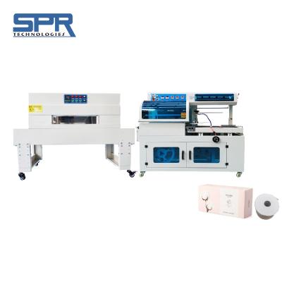 China High Production Efficiency SPR-450A Thermal Tissue Soft Cotton Tissue Napkin Facial Tissue Kitchen Toilet Paper Roll Packing Machine Nonwoven Line for sale