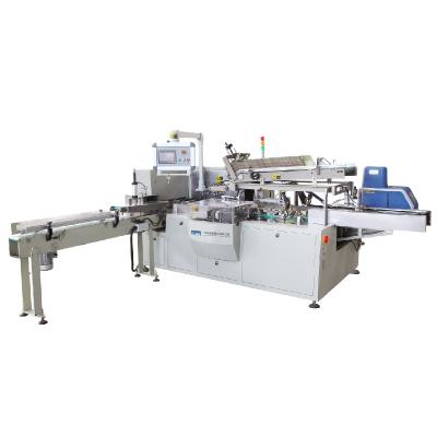 China High Production Efficiency H80 Cardboard Box Making Packing Machine For Disposable Face Clean Soft Wipes Cotton Tissue Napkin Face Cloth for sale