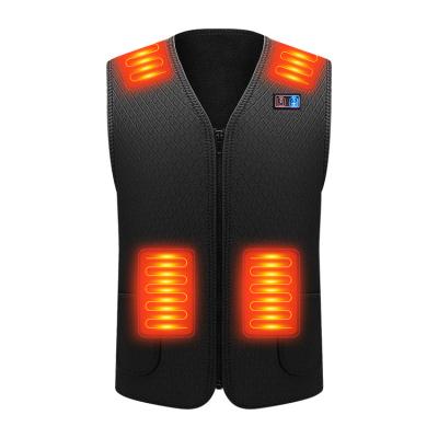 China QUICK DRY Lightweight Stealth 9 Heating Zones Dual Switch Waterproof Heated Vest for sale