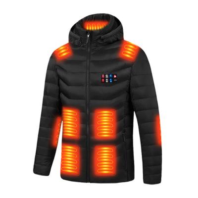 China JIALIANG M09 QUICK DRY Heating 13 Zones Eight Control Electric Heated Jacket 5V USB Winter Cold Keep Warm for sale