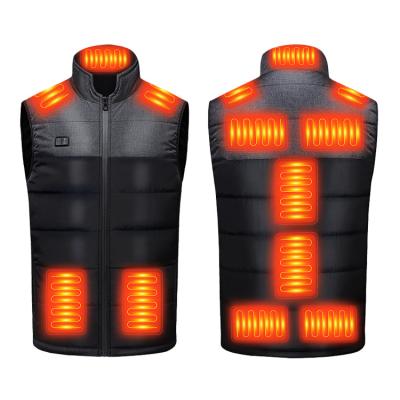 China 2022 Factory Products Factory Outlet 11 Region Premium QUICK DRY Sturdy Warming Vest Soft Shell Heated Vest 2022 Winter for sale