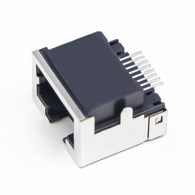 China Through Hole 8pin Jack Ethernet Vertical Smt Rj 45 Connector Plug for sale