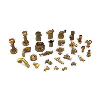 China Brass Tubing Ped Hot Forgings Turning Fitting Brass Plumbing Fittings for sale