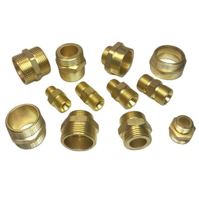 China Hot Forge Brass Pipe Fittings Male / Female Tubing Plumbing Parts for sale