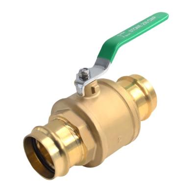 China Water/Oil/Water/Gas Oil/Lead Free Bronze Ball Valve Gas Press 1/2