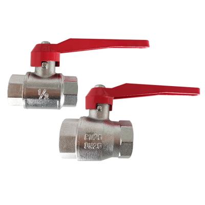 China General Dn15 - Dn100 Pn25 Pressure CW Brass Ball Valve 617n / Hpb59-3 Brass Valve for sale