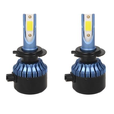 China M6 12v 24v Led Bulb Light For Universal Car Headlight 9005 9006 H13 Chips 8000lm 6500k H1 H3 H4 H7 H13 880 Led Front Bulb Automobile for sale