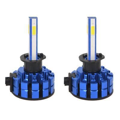 China 4 Side Car Led Headlight Bulbs High Brightness 8000LM COB Chips H4 H7 H11 Auto Lighting System Universal for sale