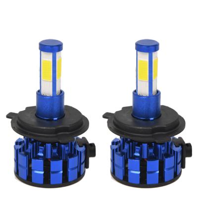 China 4 Super Bright 9005 Chips Car Interior Led Light Universal Side COB Led Headlight High Power Automobile 9006 for sale