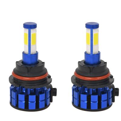 China Wholesale Luces Led Autos Waterproof 4 Side Car Headlight H4 H7 H11 9005 Led Fog Light 9006 Universal for sale