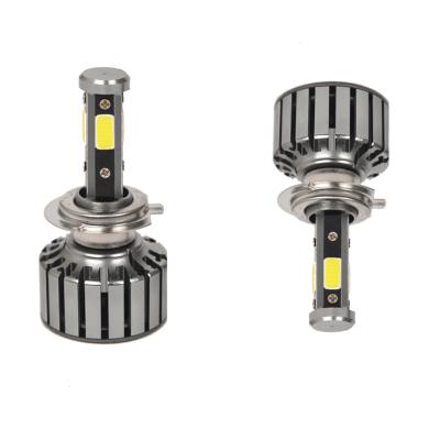 China COB T4 Chips 50w 6000k 8000lm 4 Sides 9005 Led Auto Headlight Bulb H4 H7 H11 Lighting System Universal for sale