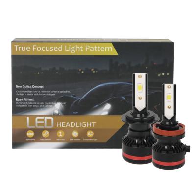 China Factory Offer Super Bright H7 H11 2 Side Led Auto Headlight Bulb 1860 Chips 6000K 10000LM H4 LED Headlight Universal for sale