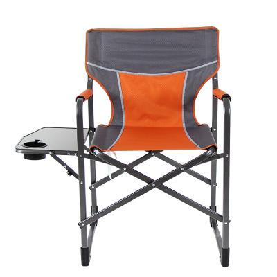 China modern chinese professional manufacturer director folding chair with sidetable for sale