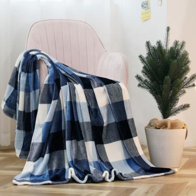 China Skin Toddler Friendly Custom Sherpa OEM Plaid Muselin Cobijas Warm Cobijas Baby Blankets 1 Ply South Africa Large for sale