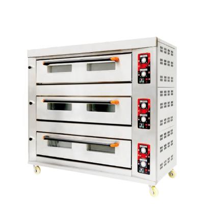 China Custom Commercial Hotels Bakery Gas Oven Pizza Convection Oven for sale