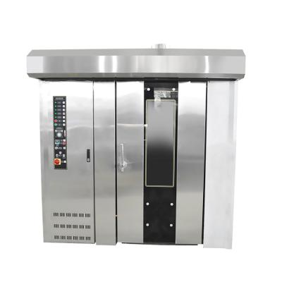 China Popular 32 Trays Rack Rotary Oven For Rotary Bakery Equipment Electric Pizza Oven On Sale for sale