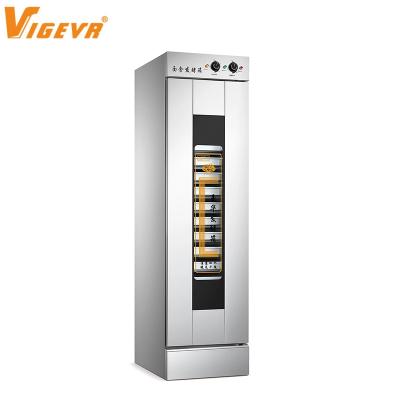 China Bakery 16 Trays Bread Fermentation Tank Electric Oven Single Door Stainless Steel Bread Baking Proofer for sale