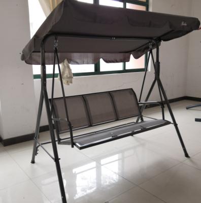 China Eco-freindly Outdoor Swing Chair Garden Patio 3 Seater Swing Chair With Canopy for sale