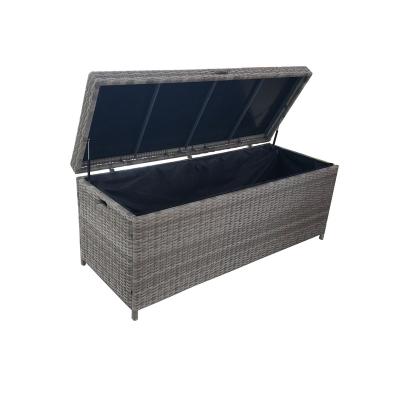 China Modern Outdoor Hand Rattan Storage Box Garden Box Rattan Pillow Weaving Box for sale