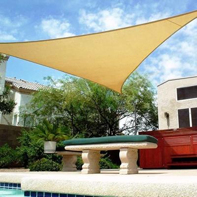 China Modern Outdoor Furniture Shade&Beyond 12'x12'x17 Sun Shade Sail Triangle Sail Outdoor Shade Canopy for Patio Lawn Garden for sale