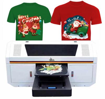 China T Shirt Factory Price Double 4720 Heads Fast Direct To Cloth Printing Machine DTG T Shirt Printer for sale