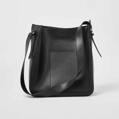 China 2023 new high quality Korean version of the bag new arrival pure color bucket bag genuine leather luxury shoulder bags for women for sale