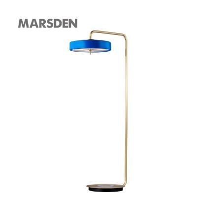 China MARSDEN Modern Fashion LED White Blue Lamp Living Room Metal Floor Standing Corner Floor Lamp for sale