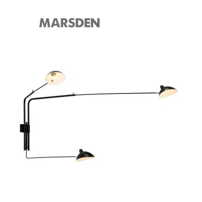 China MARSDEN G9 Indoor Led Wall Lamps Vintage Black Long Arm Fashion Modern Hotel Decorative Home Restaurant Modern for sale