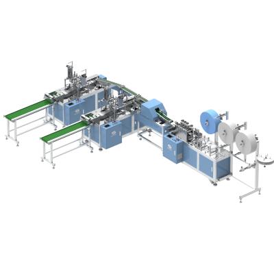 China Full automatic factory sergical mask making machine producing line maker for sale