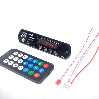 China Card DC 5V/12V Remote Control FM USB MP3 Player Decoder Board with High Quality MP3 Bluetooth Board for sale