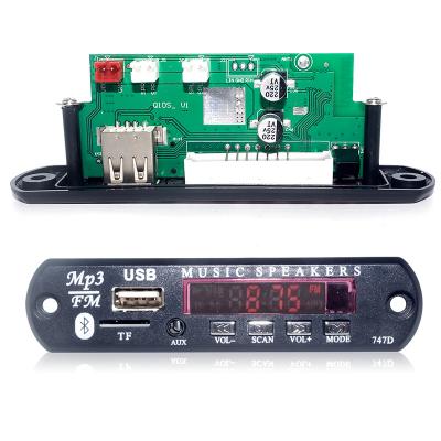 China Card 12V with Power Amplifier 2*20W MP3 Decoding Board, Digital Screen Display, Recording And Calling for sale