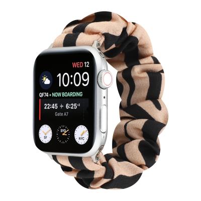 China Elastic Adjustable Band Scrunchies Compatible Watch Band For Apple Watch Band 38mm 42mm for sale