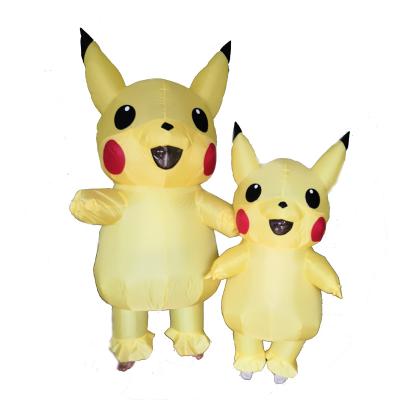 China Wholesale Funny Costume Air-Blown Mascot Pokeman Animal Fancy Dress Inflatable Costume Waterproof for sale