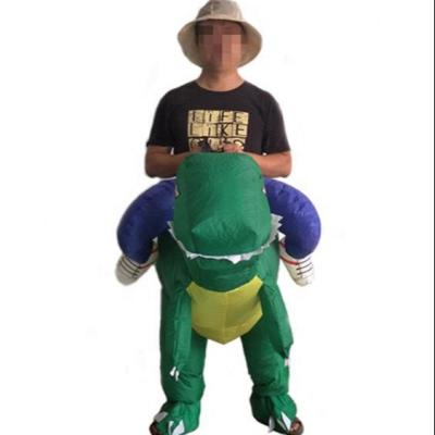 China Party Halloween Carnival Costume Kids Costume Cute Dinosaur T Rex Adult Ride On Inflatable Fancy Dress Cheap Hot Funny Animal Party for sale