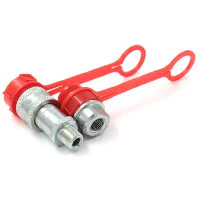 China Simplex Carbon Steel Power Team OTC Exchange 1/4" 700 Bar High Pressure Hydraulic Ram Cylinder Threaded Type Quick Coupler for sale