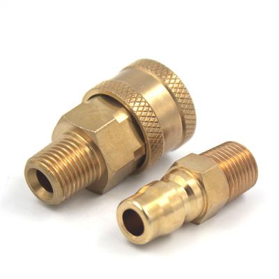 China Coolant Lines GT-K2 1/2 Inch Male Thread Brass Quick Coupler For Garden Hose And Carpet Cleaners for sale