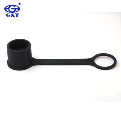 China To Prevent From Dust Black Molded Rubber Quick Coupling Dust Cap For Parker 3000 Series for sale